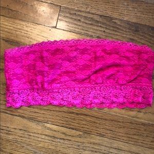 PINK Lace Bandeau